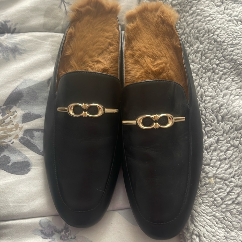 Coach shoes in great condition fur lined size 10